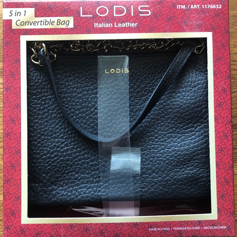 LODIS leather crossbody Black